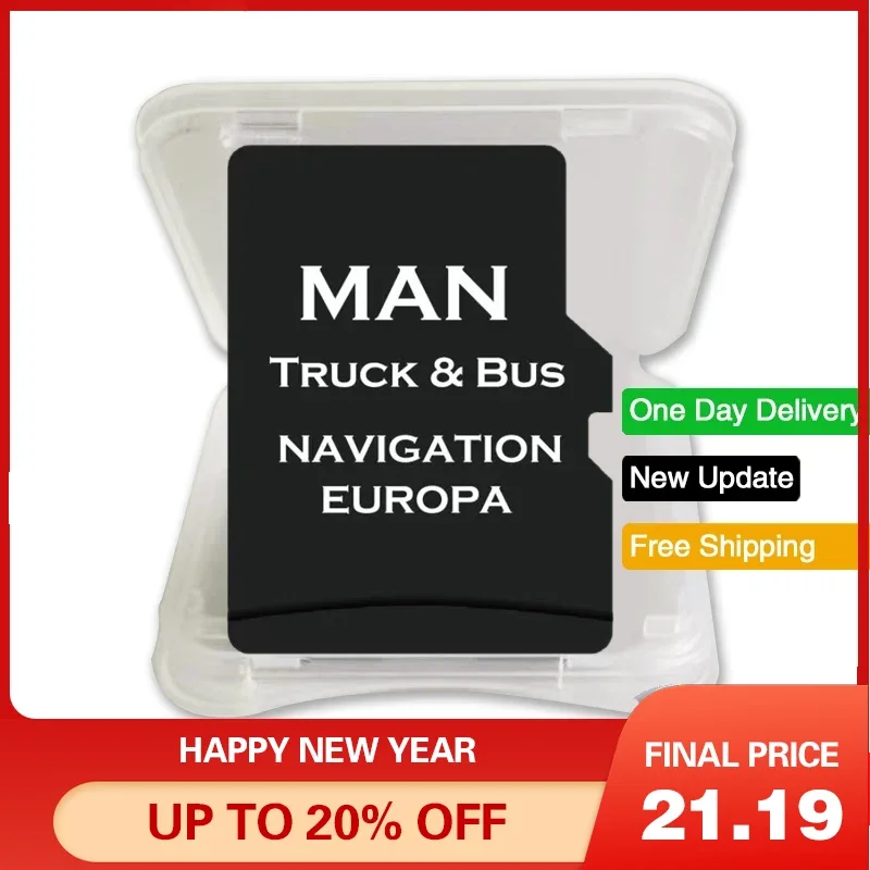 

New Update Version TF Card for MAN Truck Bus Car Map Navi GPS Card Europe UK Navigation 8GB Update Multimedia Software