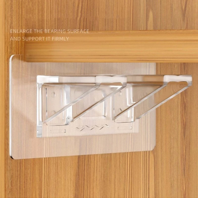 No Drill Shelf Support Pegs Shelf Support Pegs Adhesive Shelf Bracket Cabinet Shelf Clips for Kitchen Cabinet