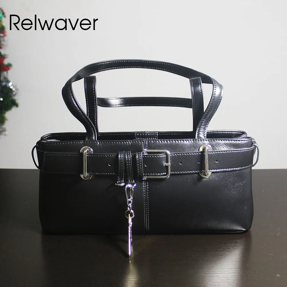 

Relwaver женская сумка на плечо из натуральной кожи, весна-лето 2021, модная сумка подмышки, шикарная замшевая женская длинная сумка-тоут