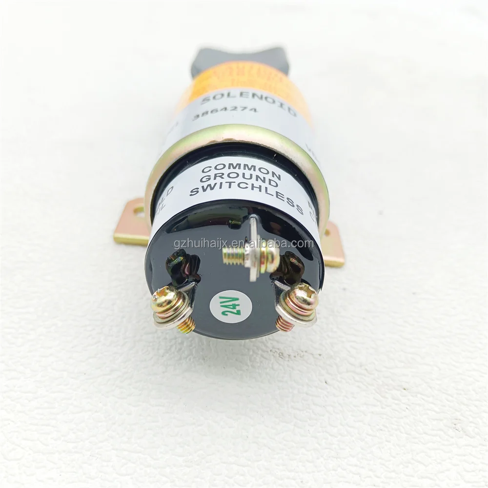 الكمون 4BT 4B3.9 أجزاء محرك الديزل وقف الوقود الملف اللولبي 3864274 386-4274 24 فولت مضخة الوقود الملف اللولبي بجودة عالية