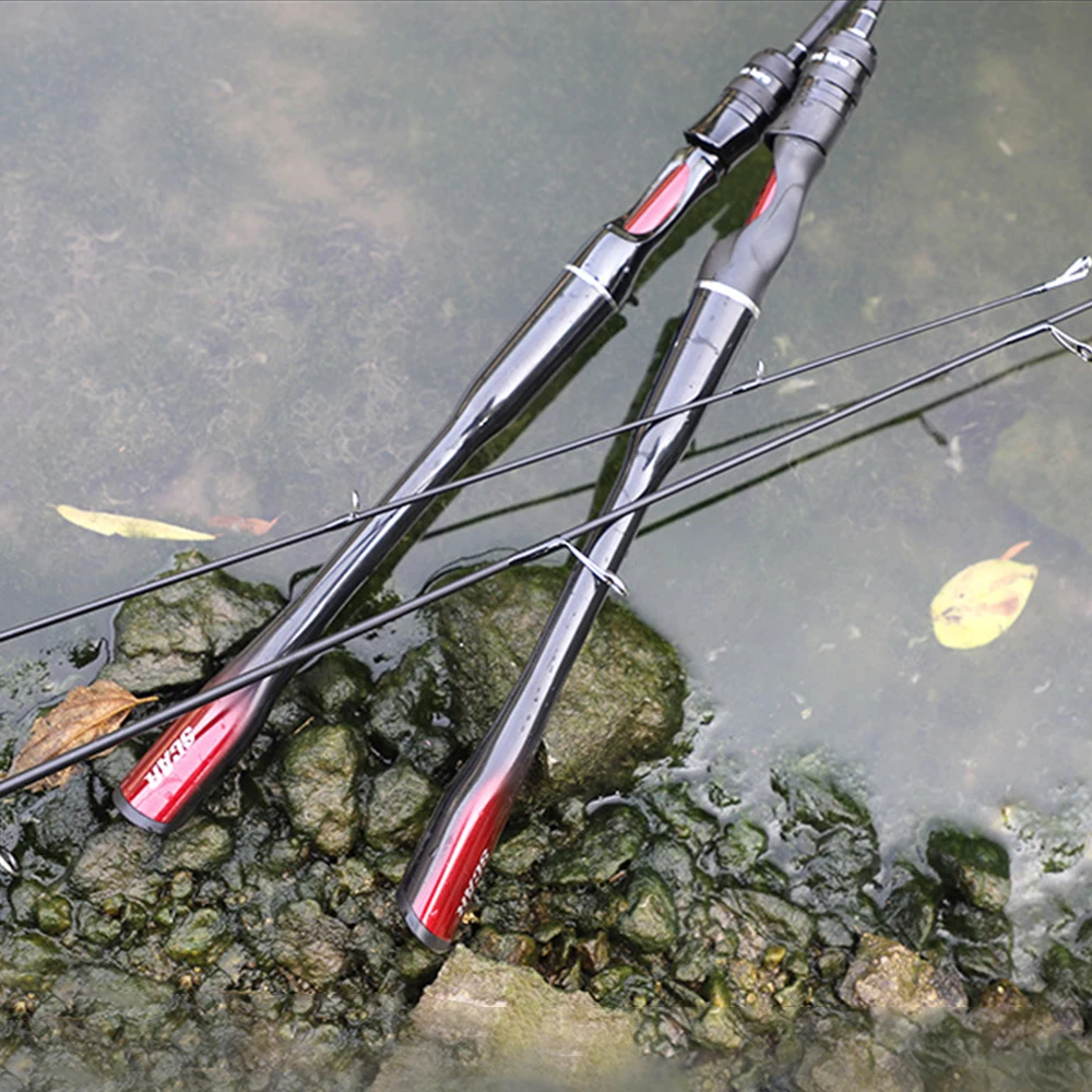 FISHINGFANS ORCA 7' 8' Mittelstarke Kohlefaser-Angelrute mit leichtem Taper-Griff für Bass, Meer und Süßwasser 5-20g 6-12lb – Detail 8