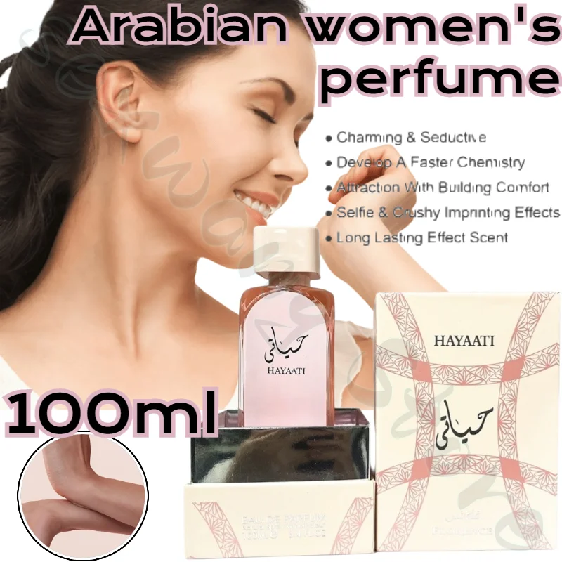 

Long-lasting Fragrance 72 Hours Women's Perfume Body Spray Plant Floral Fragrance 100ml Eau De Toilette To Remove Odor