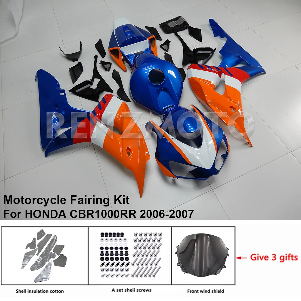 

H1007-114a Motorcycle Fairing Set Body Kit Plastic For HONDA CBR 1000 RR 2006-2007 Accessories ABS Injection Bodywork