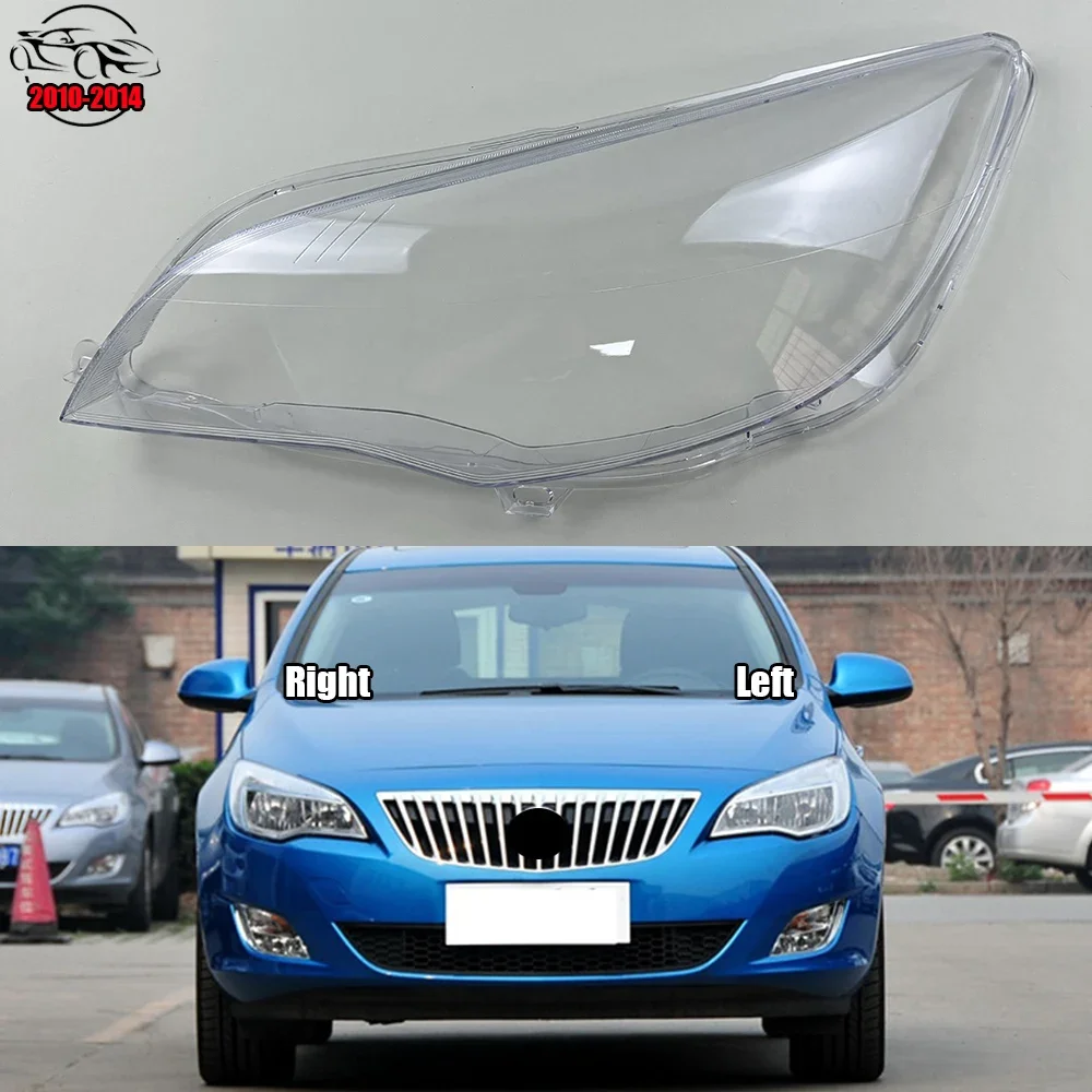 For Buick Excelle XT Hatchback 2010-2014 Headlight Cover Transparent Lampshade Headlamp Shell Plexiglass Replace Original Lens