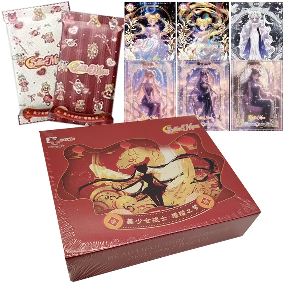 بحار القمر السحرية الحب أنيمي جمع بطاقات تشجيع الأطفال عطلة مفاجأة الهدايا لطيف بطل الرواية الإبداعية بطاقة اللعب