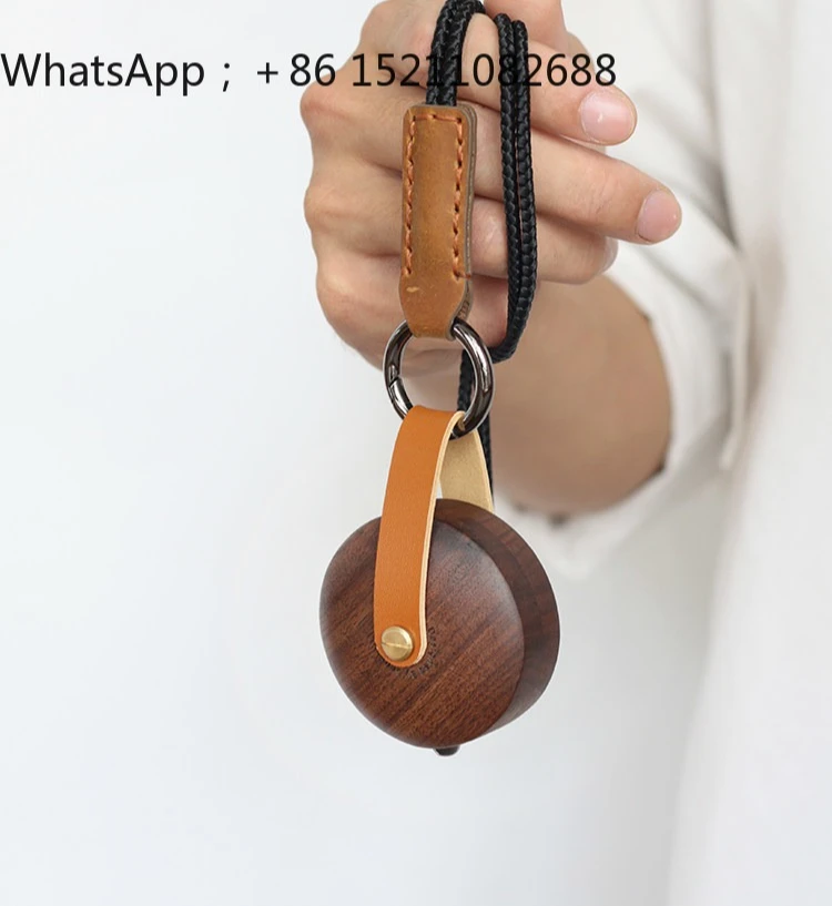 SCY Suitable for Small Premium Tape Measure Portable Delicate Black Walnut Tape Measure