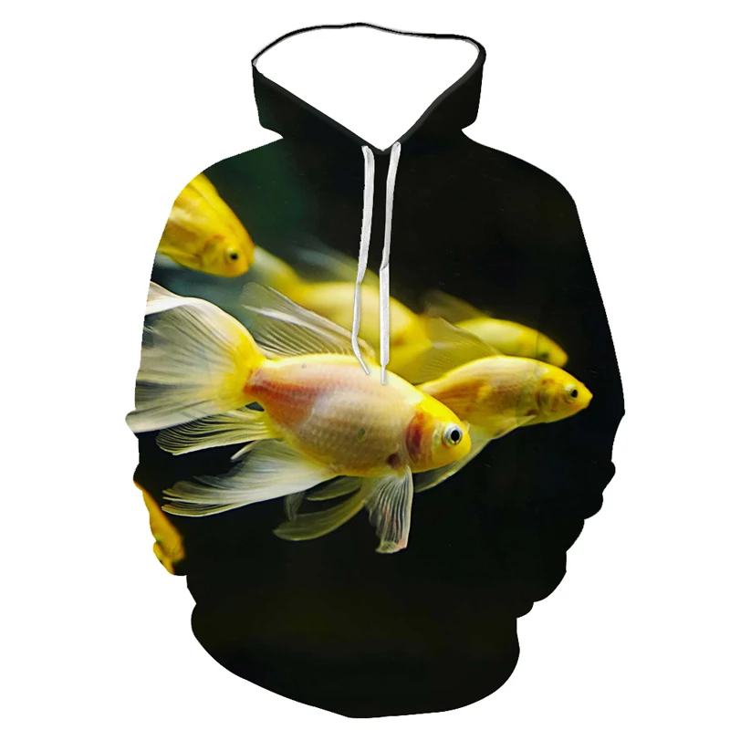 Goldfish Ocean Fashion Style 3D Printed Hoodies Unisex Pullovers Hoodie Casual Sweatshirts Street Top Tracksuit
