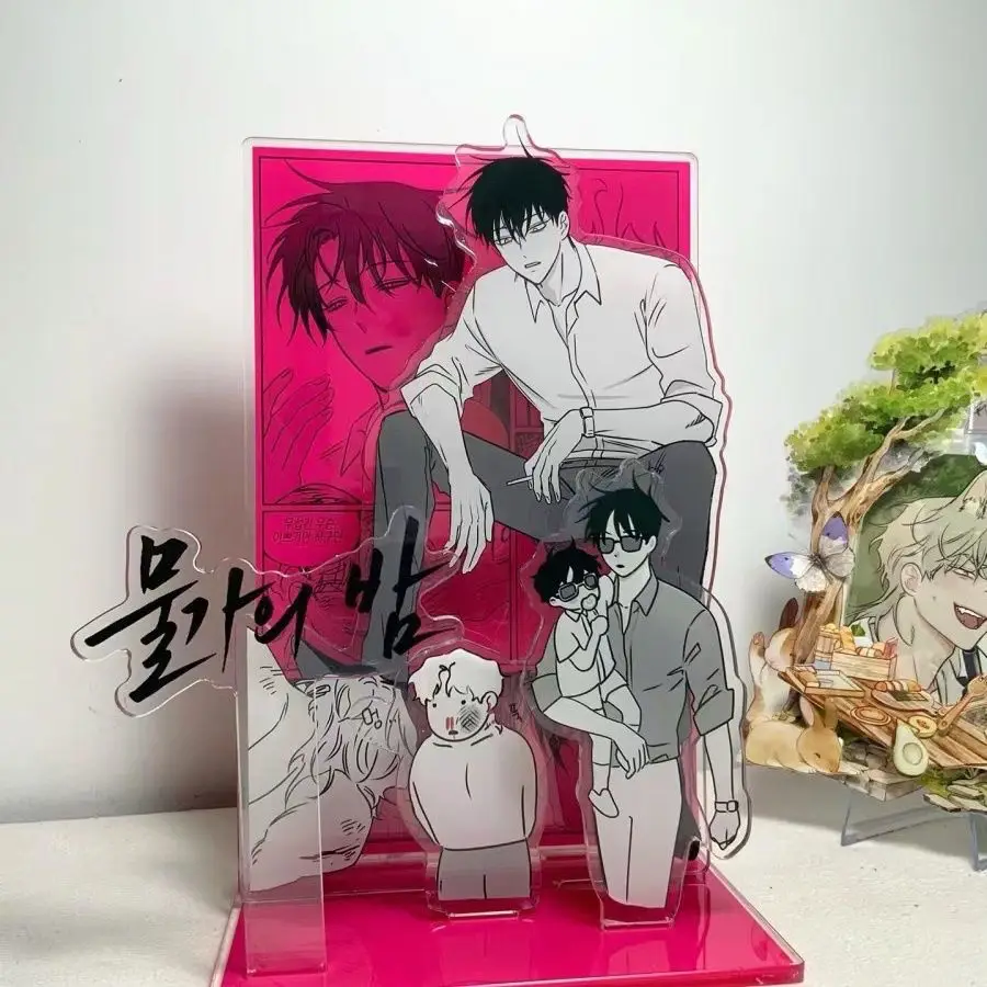 New Arrive Korean Manhwa Lezhin 물가의 밤/Low Tide in Twilight Euihyun/Taeju Acrylic Stand Desktop Decorative Ornaments Birth Gift