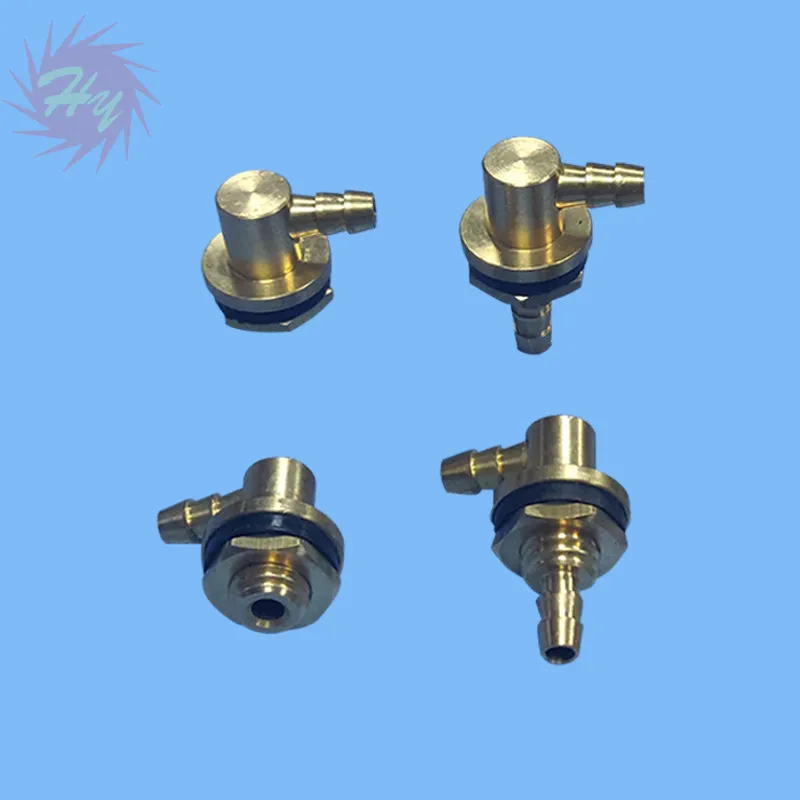 2pcs Copper Fuel Nozzle Outer Dia 14mm Metal Oiler Length 18.5/26.5mm Long Short Oil Nipple For RC Model Tank Accessories