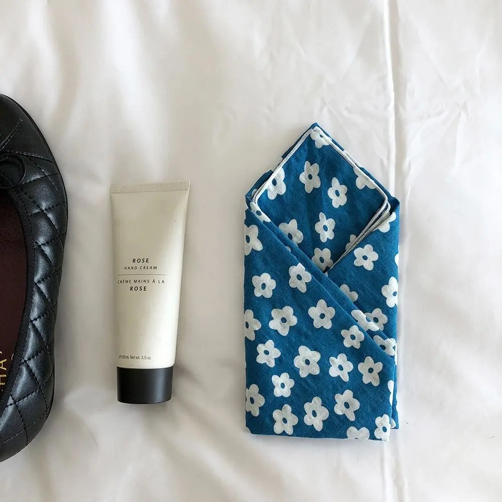 

Аксессуары для одежды, хлопковый и льняной галстук с принтом, женская шаль, маленький квадратный шарф, шелковый шарф, шарфы в корейском стиле, шарф с принтом