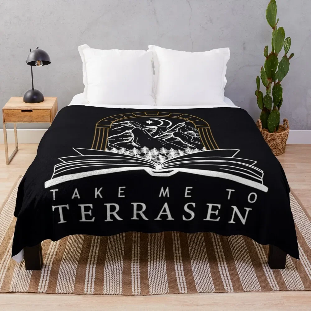 Take Me To Terrasen - Throne of Glass \t Throw Blanket Plaid Thermal blankets and throws Cute Blankets