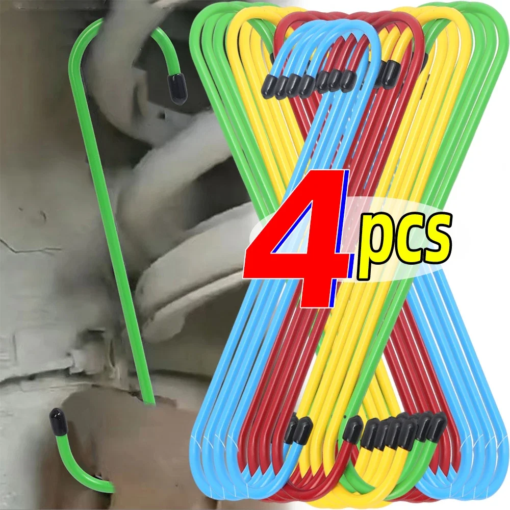 

4/1pcs New Suspension Disc Service Brake Caliper Hanger Brake Caliper Hooks Automotive Repair Tool S Shape Hook Suspension Tool