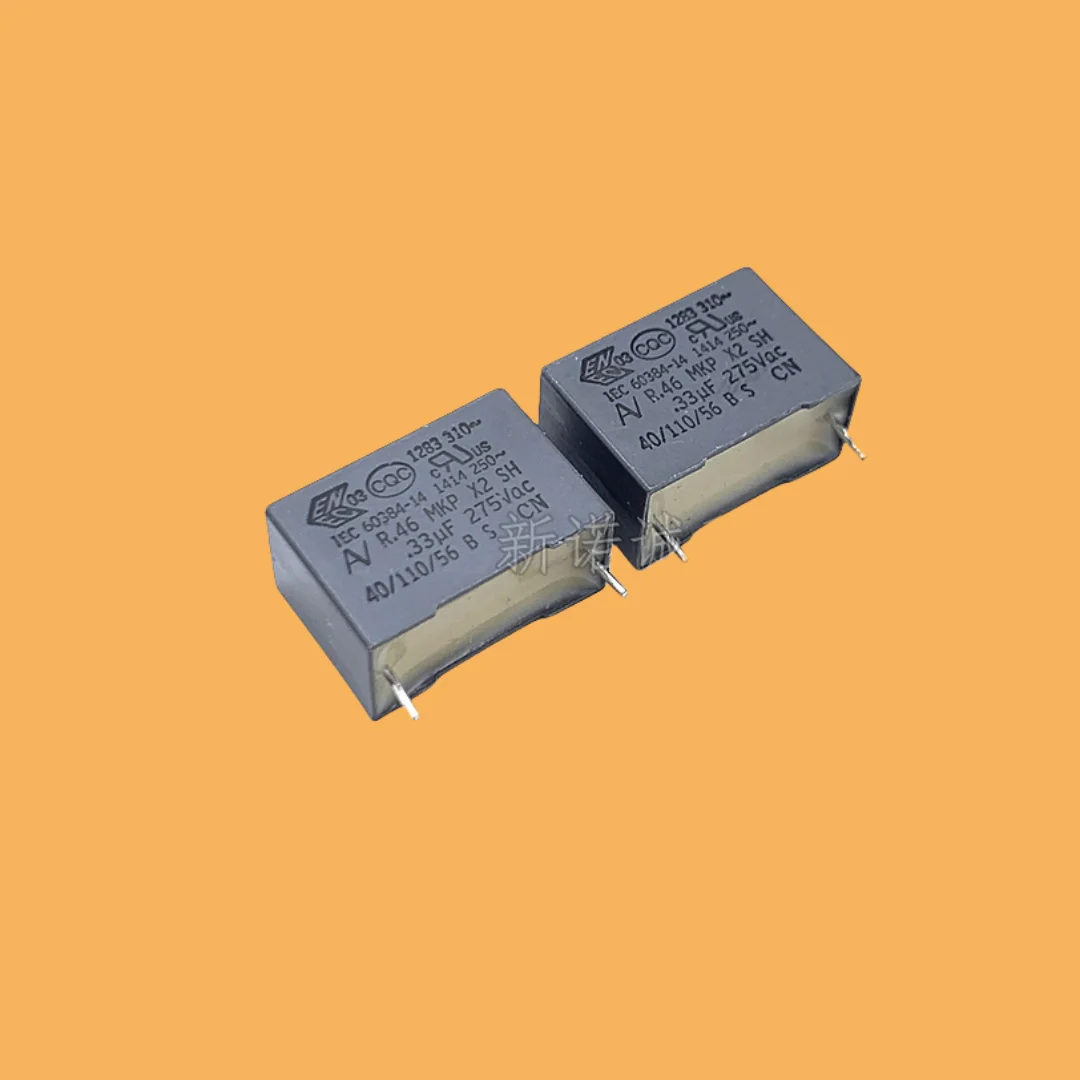 

10PCS/ 275VAC 334 0.33UF 275V 330NF R46 X2 safety gauge capacitor foot distance 15mm