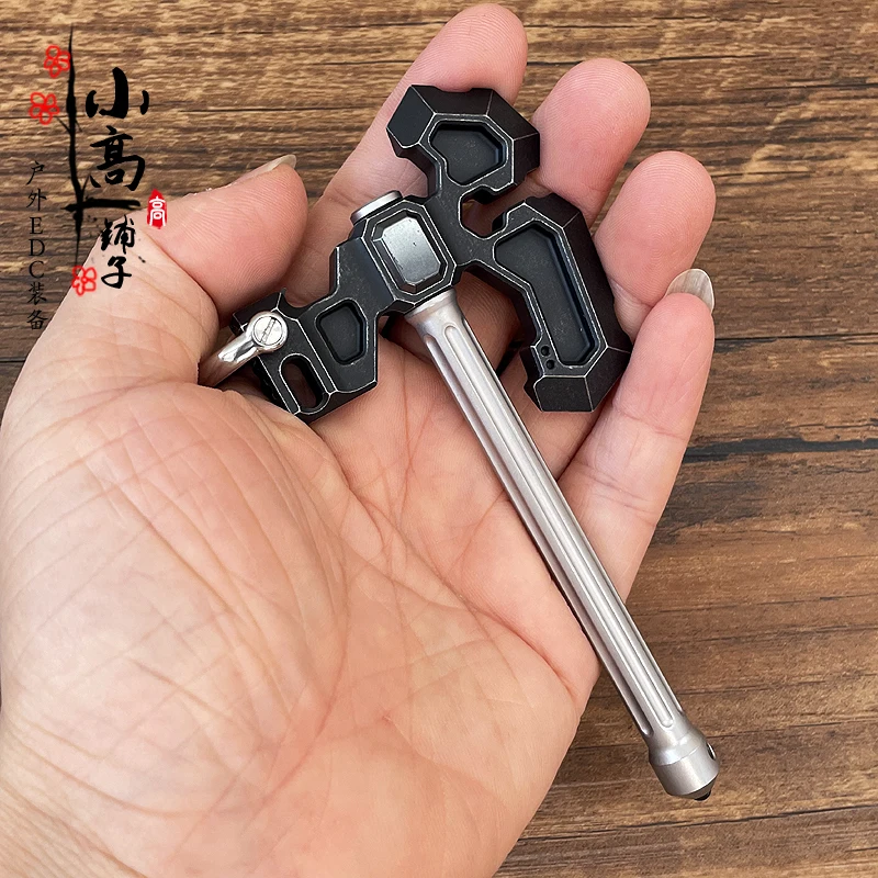 Moyework Olaf's Axe Whimsy Fingertip Spinner Multifunctional Hammer EDC Decompression Toy Bottle Opener Fidget Spinner Metal