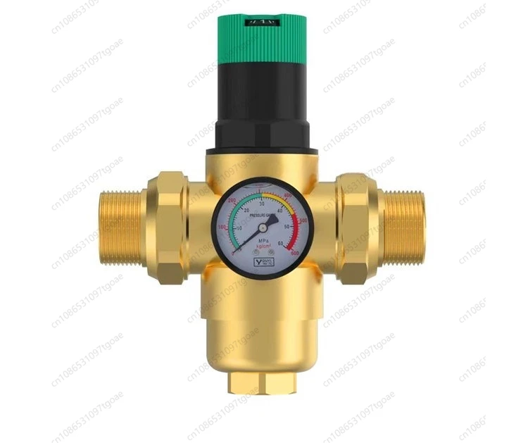 

Large flow-pressure reducing valve Brass double live connection pressure reducing valve