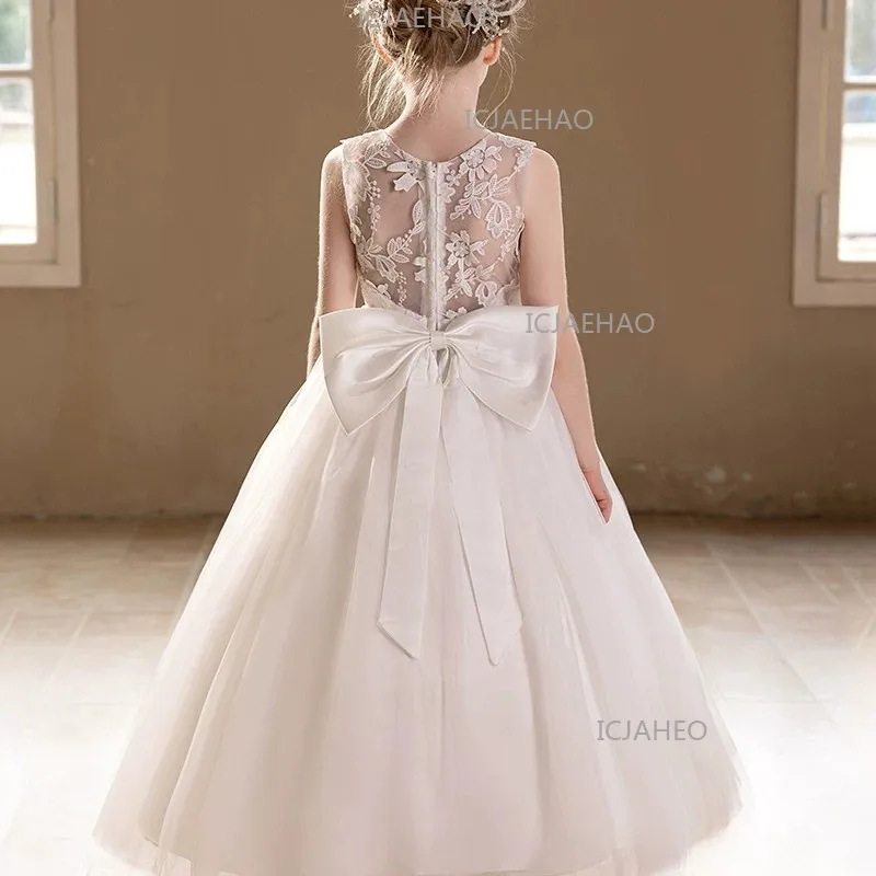 2026 Children Girls Gown Host Piano Performance Pageant Costume Formal New Flower Girl Wedding Kids Party Banquet Princess 썸네일 3