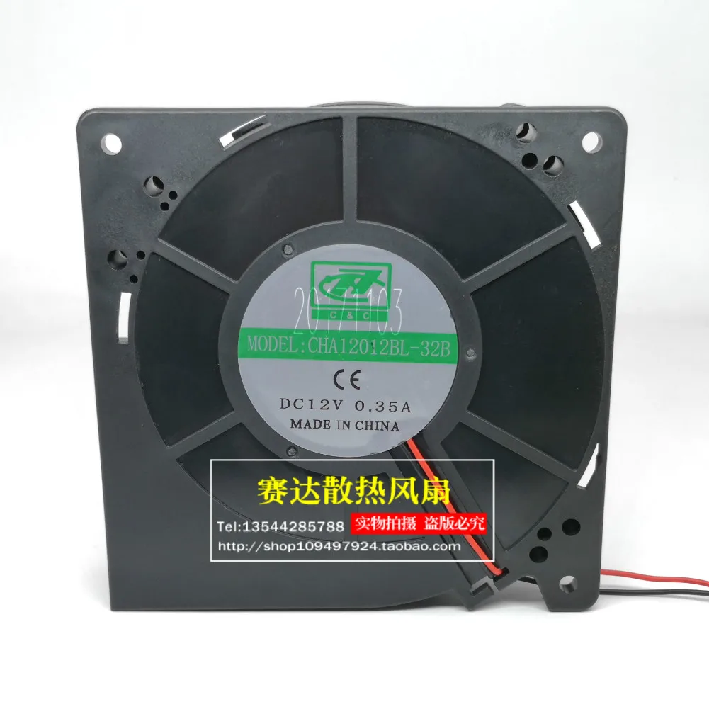 

New CHA12012BL-32B 12032 12V 0.35A Turbo Blower Fan 120*120*32mm
