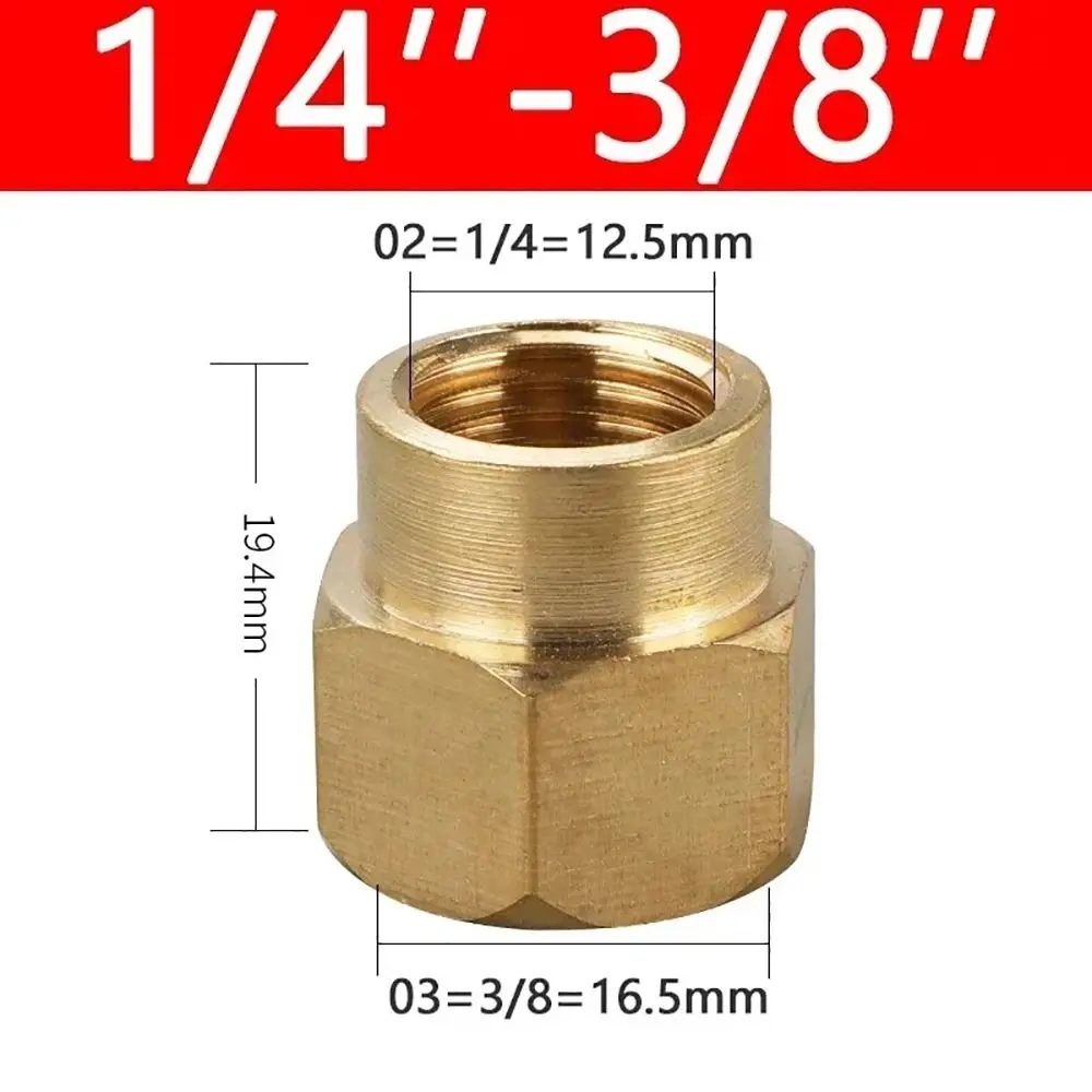1Pcs Hex Connector Pipe Fitting 1/8
