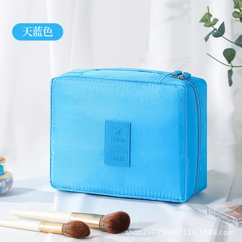 فتاة جديدة حقيبة مستحضرات تجميل الترفيه السفر سعة كبيرة حقيبة غسيل تخزين مستحضرات التجميل أكياس حزمة متعددة الوظائف للمرأة