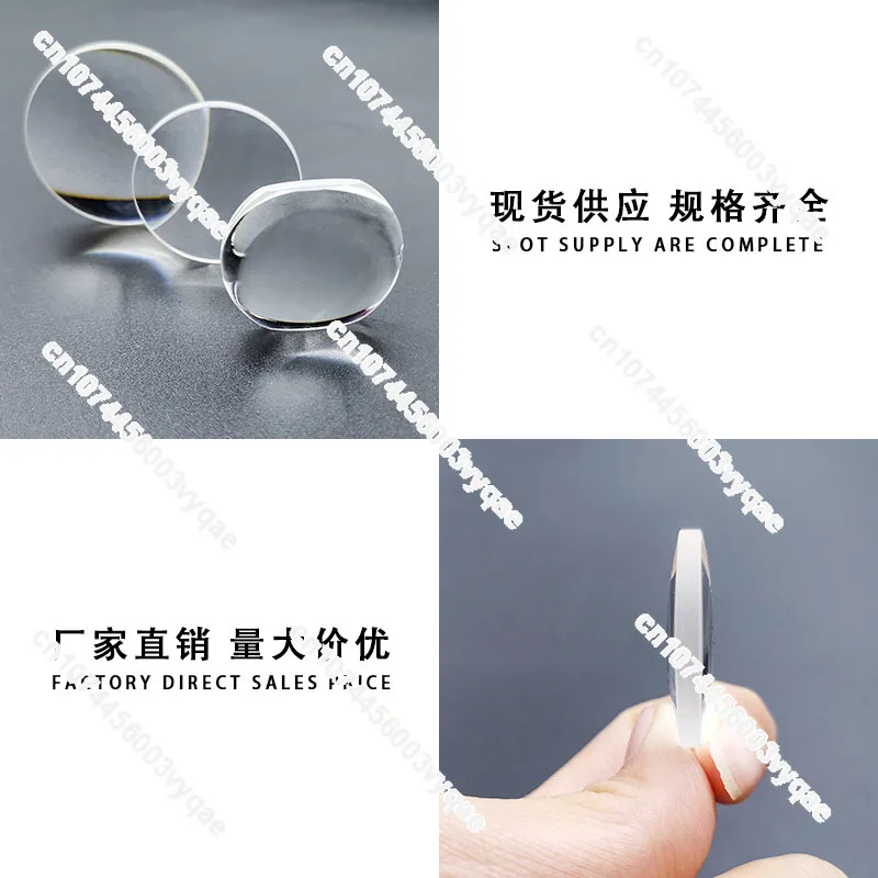 Convex Lens Pieces Magnifying Glass Student Physics Experimental Apparatus High Power Stage Lights Optical Glass Biconvex Lens