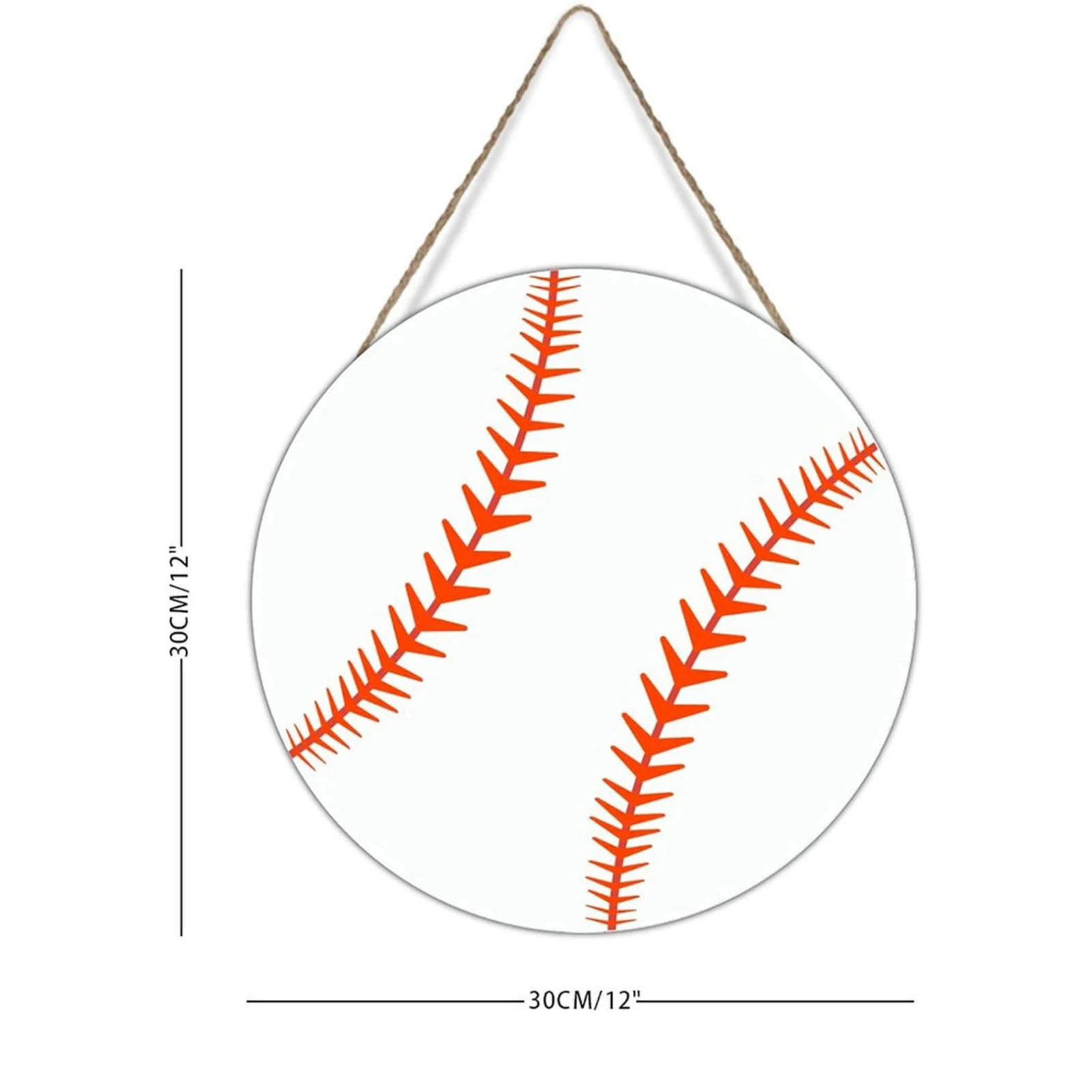 Round Door Hanger Sign Rustproof Rustic Wooden Wall Arts For Front Door Decor