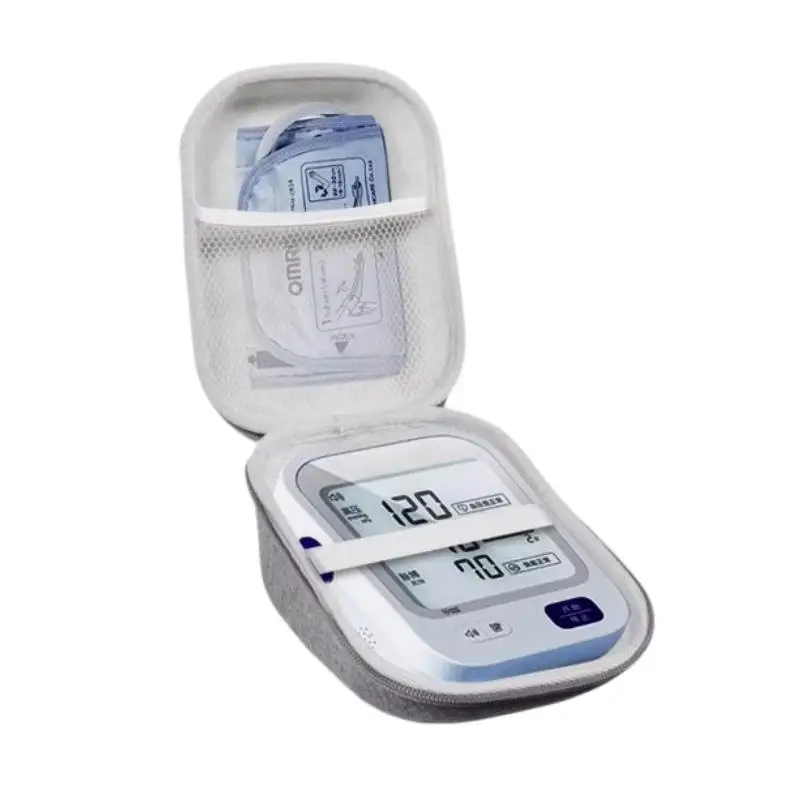 1Pcs Home Electronic Measurement EVA Blood Pressure Bag Hard Case Storage Bag For Upper Arm Blood Pressure Monitor For Omron
