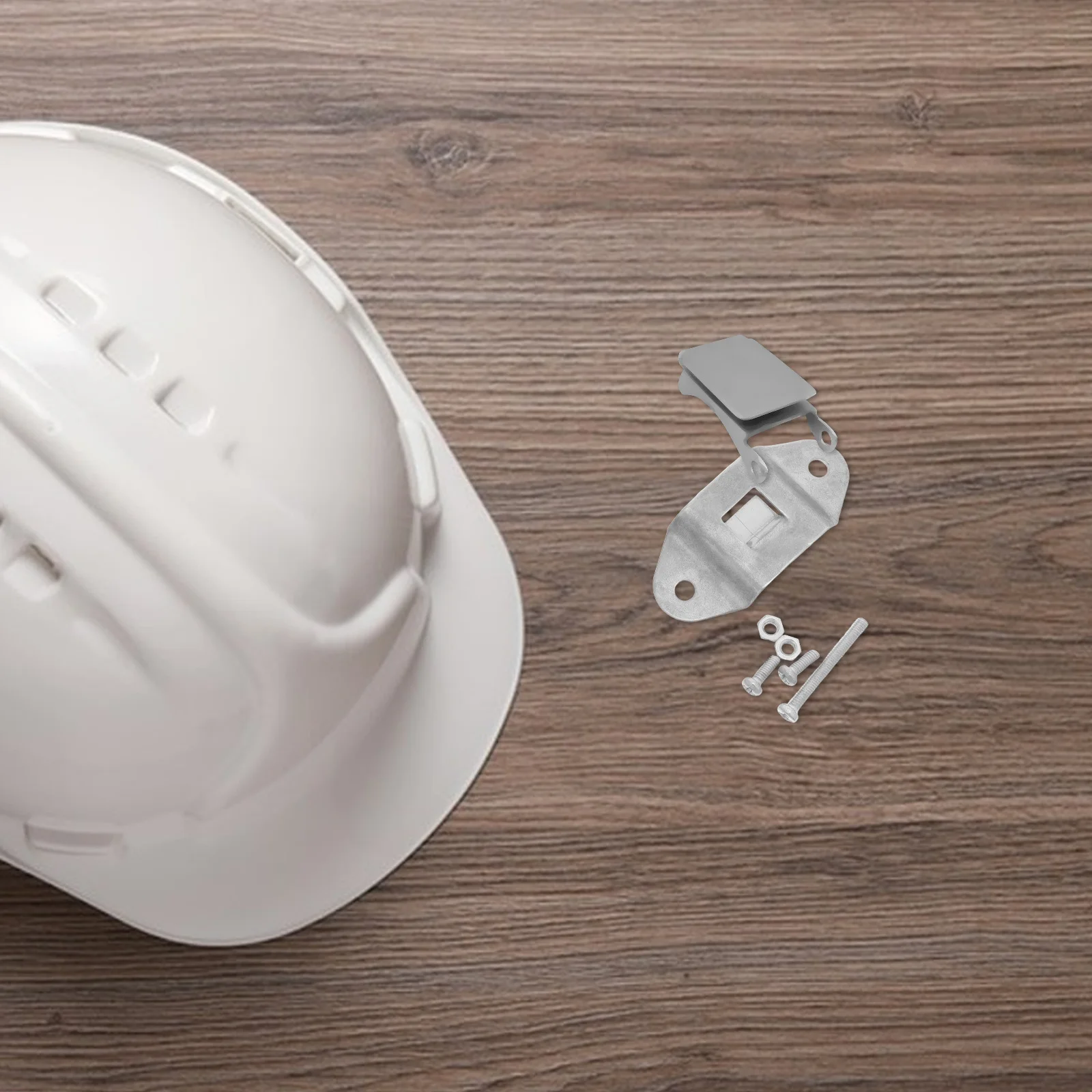 

1Set Light Mounting Clips Quick Install No Tools Needed Hardhat Headlamp Clip for Mining Construction Outdoor Safety Use