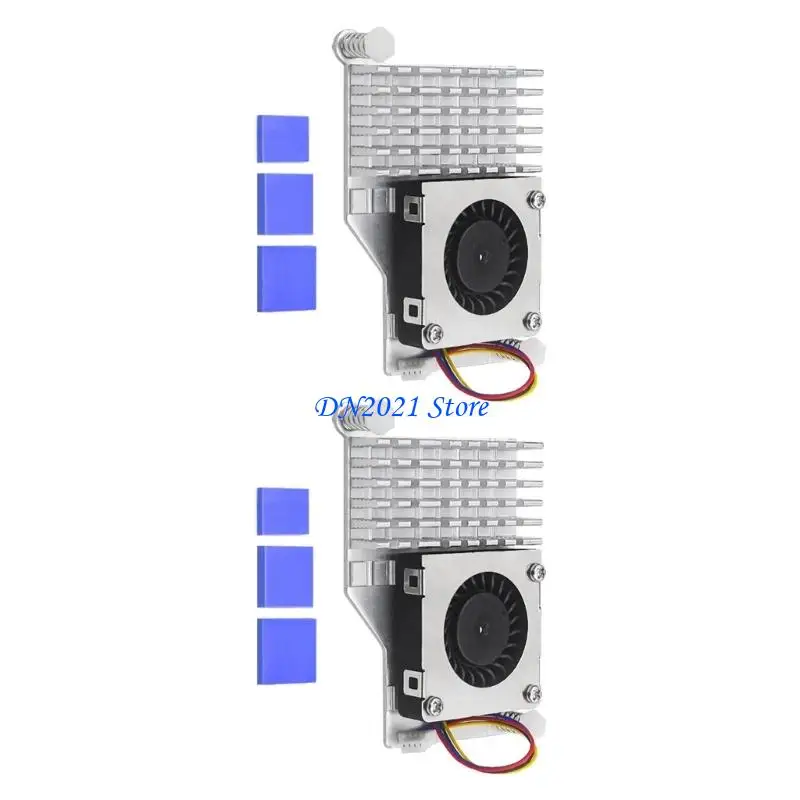 

F3KE Quiet High Efficiency Cooling Solution For RPi 5 Aluminum Heat Sink And Fan Combination