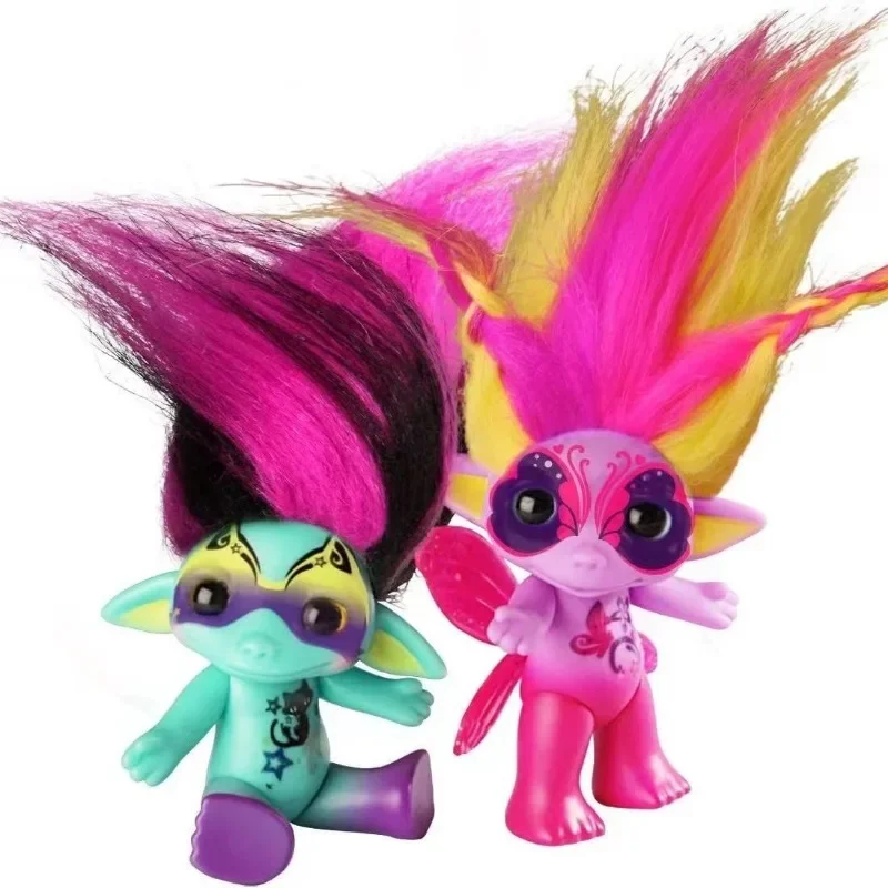 Hasbro Trolls Poppy Biggie DJ Suki 2D personality kawaii cartoon doll children cosplay toy Christmas gift wholesale