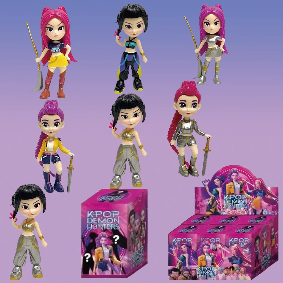 

6 шт./компл., аниме, слепая коробка, серия, фигурка, игрушка, настольные статуи, украшение на Хэллоуин/Рождество, подарки для детей