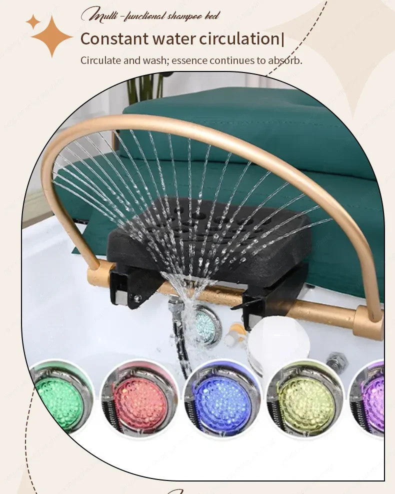 XinSheng Friseursalon-Shampoo-Liege, Kopf-SPA-Behandlungsgerät, elektrischer Massagetisch für Freizeit- und Gesundheitsgeschäfte, gewerbliche Möbel – Detail 7