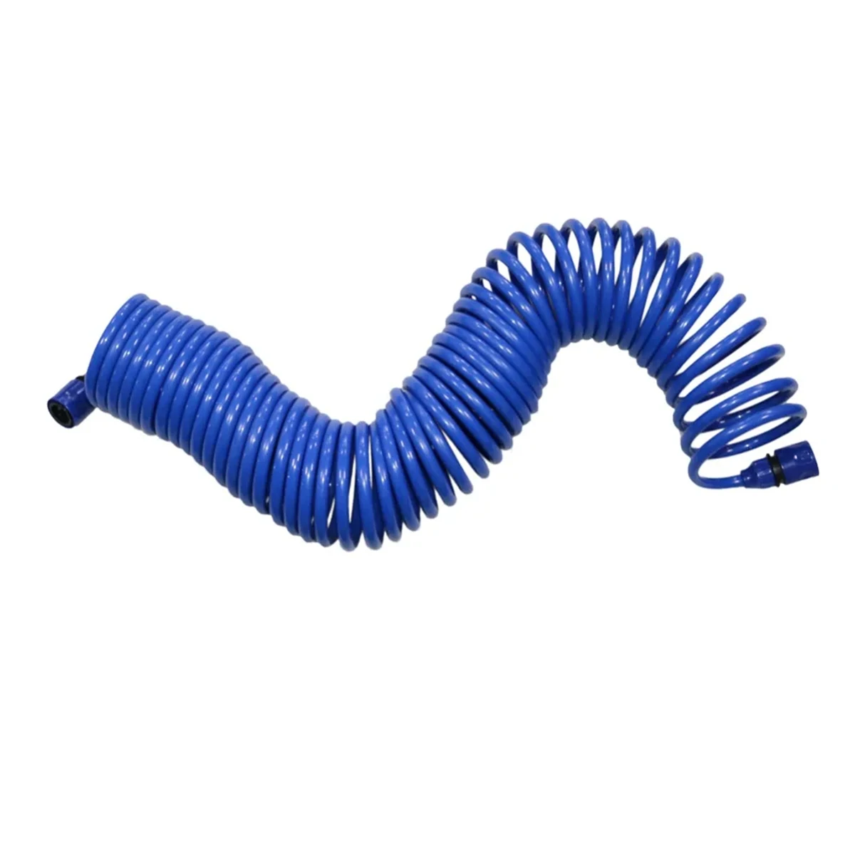 Tube à ressort bleu avec joint, pompe à air pneumatique, compresseur d\'air en spirale, tuyau de lavage de voiture de jardin, conduit de guérison