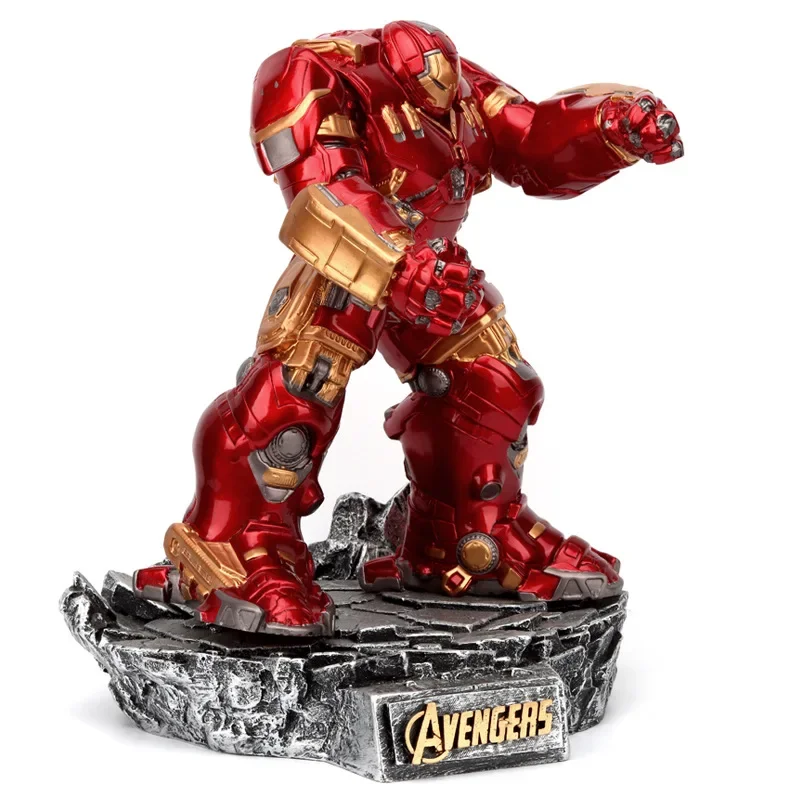 Resin Avengers Anti-Hulk Armor MK44 Iron Man Statue Action Figurine Desk Collectible Anime Model Toys Figures Gift