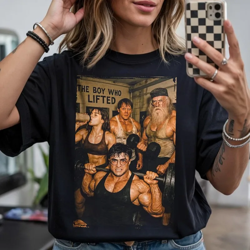 เสื้อยืดธีมพ่อมดแฮร์รี่ พอตเตอร์ ของขวัญสำหรับแฟนแฮร์รี่ พอตเตอร์สำหรับทุกฤดูกาล ลำลองและทันสมัย เหมาะสำหรับทั้งชายและหญิง