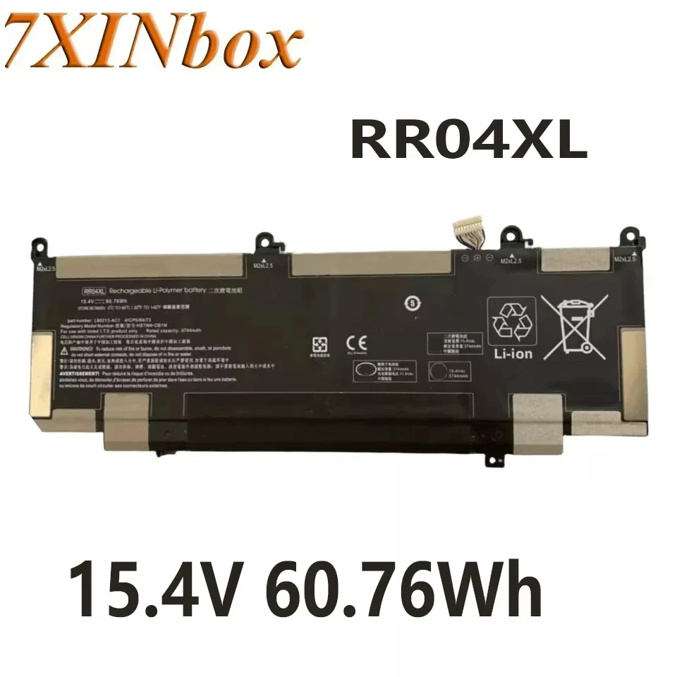 7XINbox RR04XL 15.4V 60.76Wh laptop battery for HP Spectre x360 13-AW L60373-005 HSTNN-OB1M series