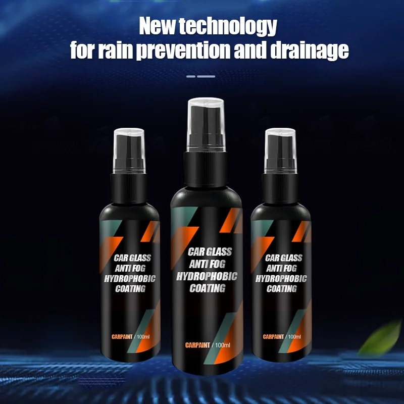 Wasser abweisendes Spray Anti-Regen-Beschichtung für Autoglas hydrophobe Anti-Regen-Flüssigkeit Auto Windschutz scheibe Spiegel maske Auto Nano-Lack