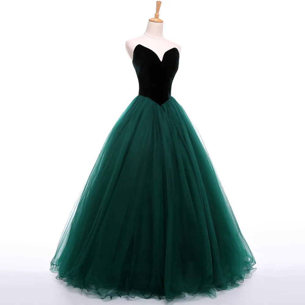 

GUXQD Ball Gown Elegant Women Evening Dresses Sweetheart Tulle Floor Length Prom Party Gowns Vestido De Noche robes de soirée