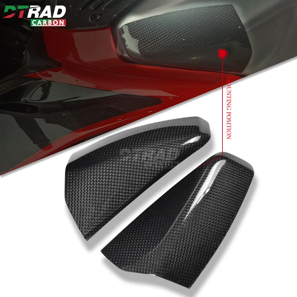 Carbon Fiber Fuel Tank Side Cover For DUCATI SUPERBIKE Superleggera V4 2020-2021 Accesorios Motorcycle Tank Panels Fairing Kit