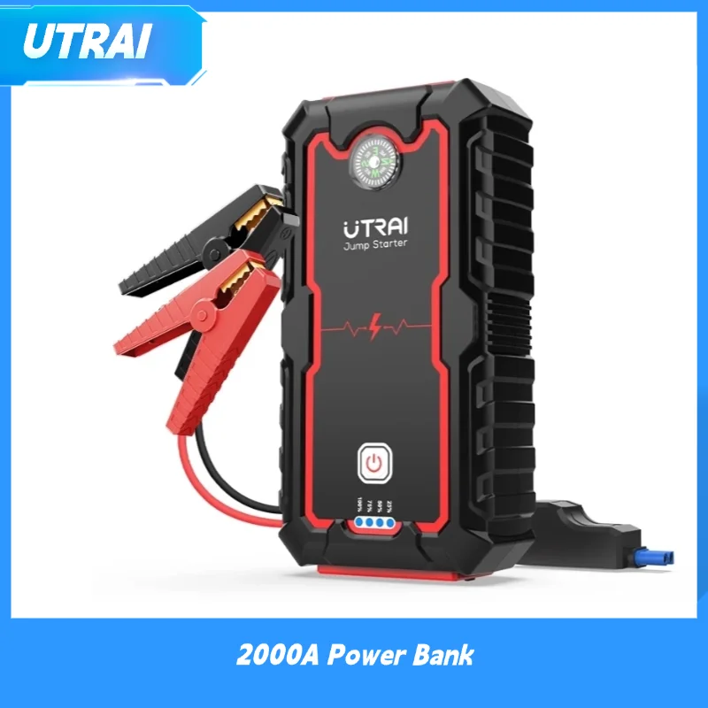 

Utrai 2000A Jump Starter Power Bank Starting Device Car Battery Starters Emergency 12v Engine Starter