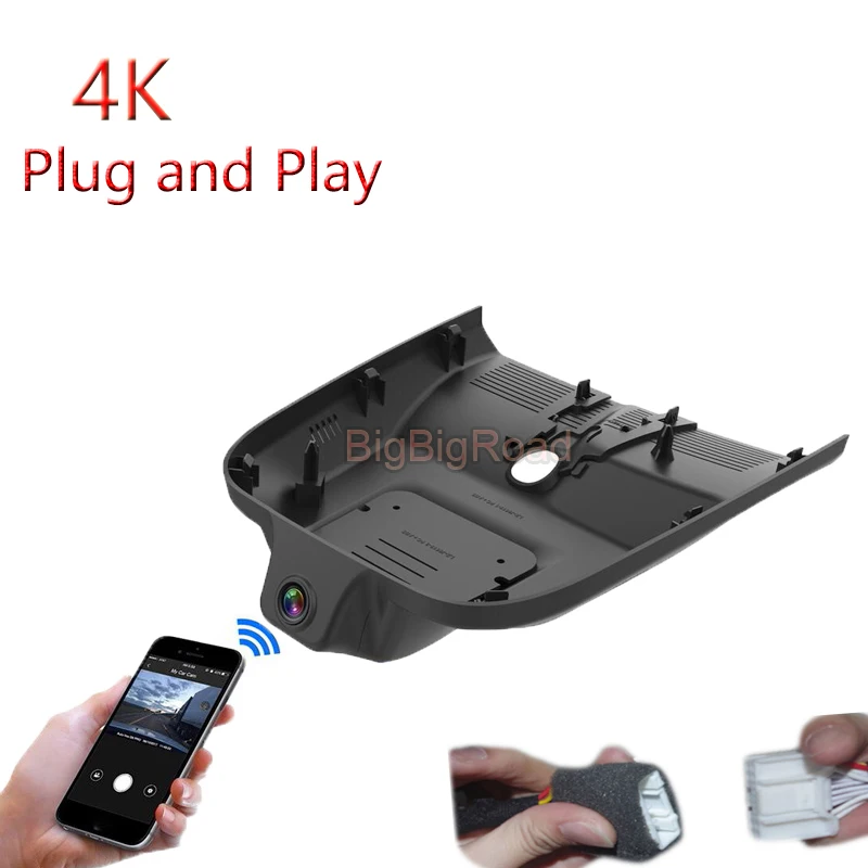 

For Buick E5 E4 2023 4K Plug And Play Car Video Recorder Wifi DVR Dash Cam Camera FHD 2160P Night Vision