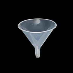 2Pcs 150mm Plastic Small Funnels Perfume Liquid Essential Oil Filling Empty Bottle Packing Funnel Laboratory Analysis Supplies