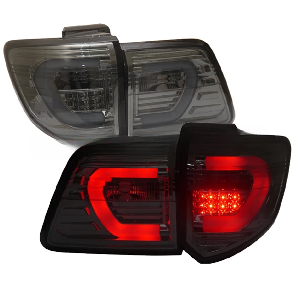 

For TOYOTA Fortuner 2011 to 2014 year LED tail lamp Fortuner tail light smoke black Color SN