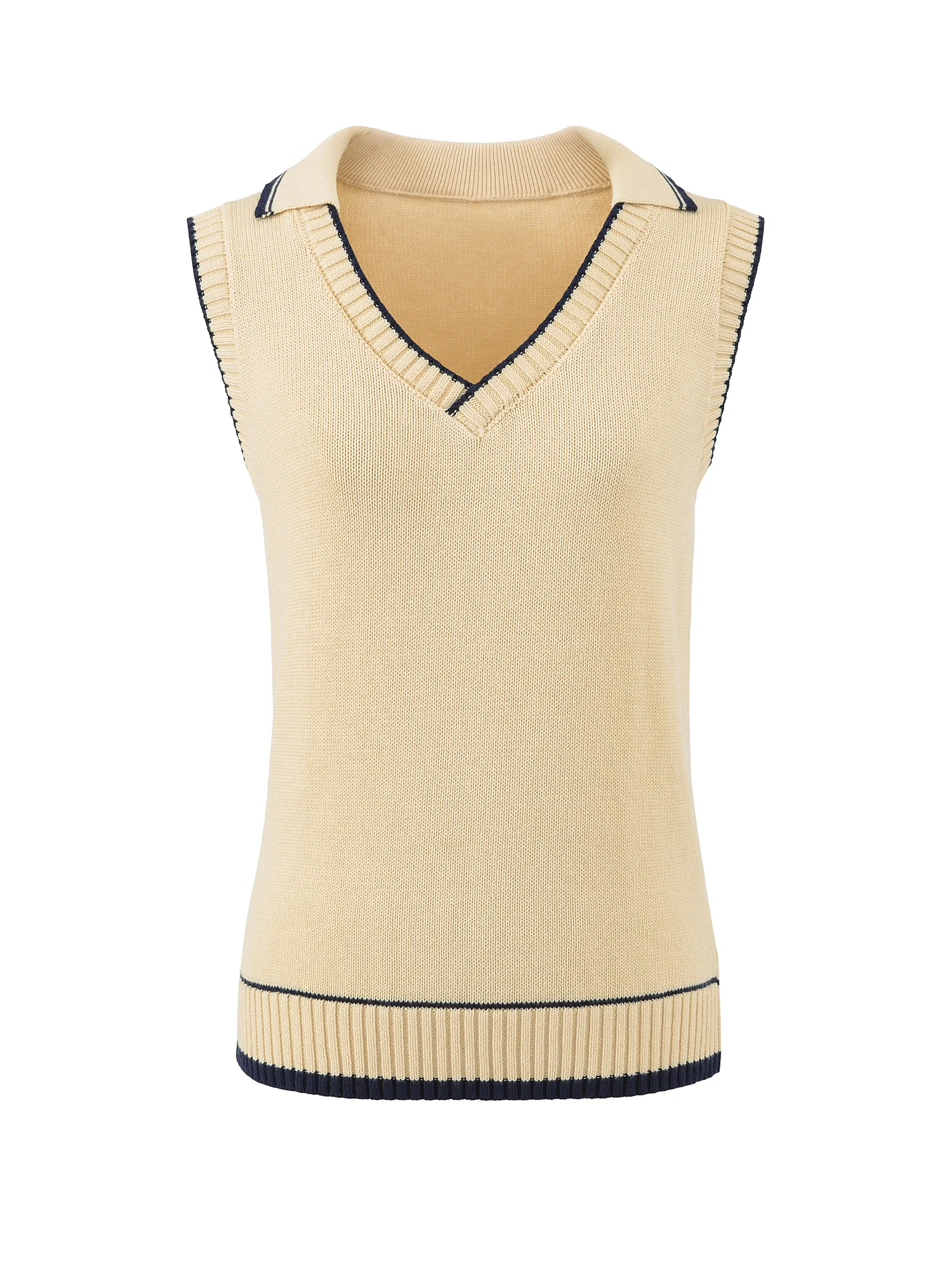 Gilet V-Ne lavorato a maglia slim fit sexy Colore puro sopra la testa American Retro College Sle Faionable Abbigliamento casual Calore garantito