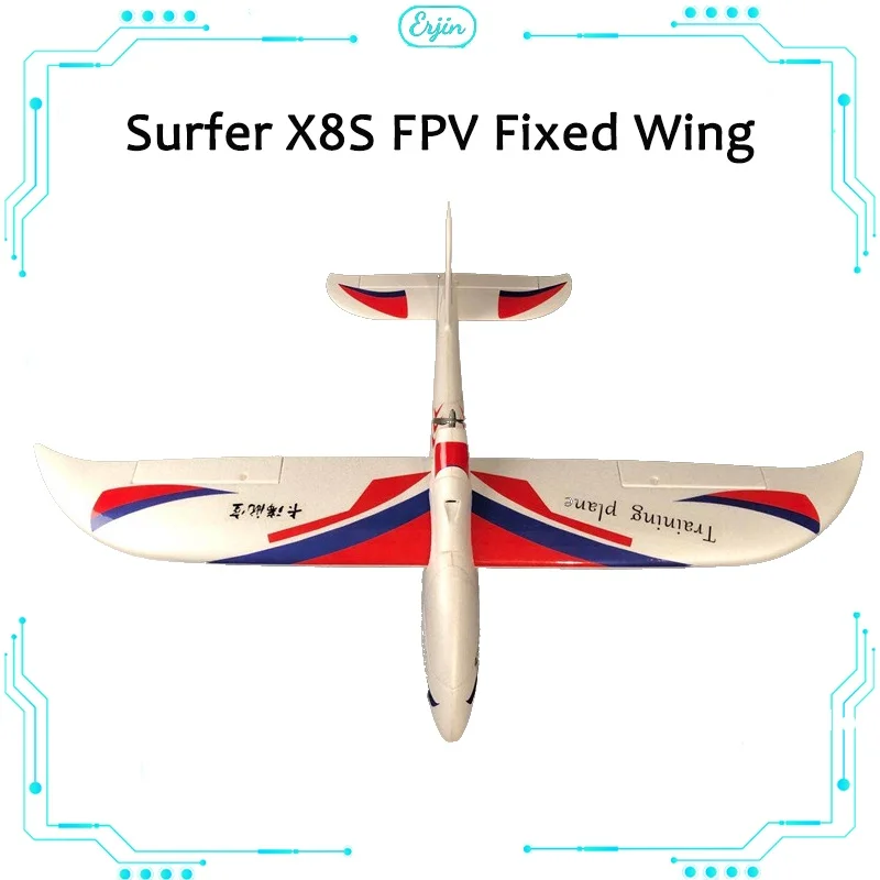 Surfer X8 S Super Large Glider Electric Fixed Wing Beginner'S Practice Model Remote Control Aircraft Fpv