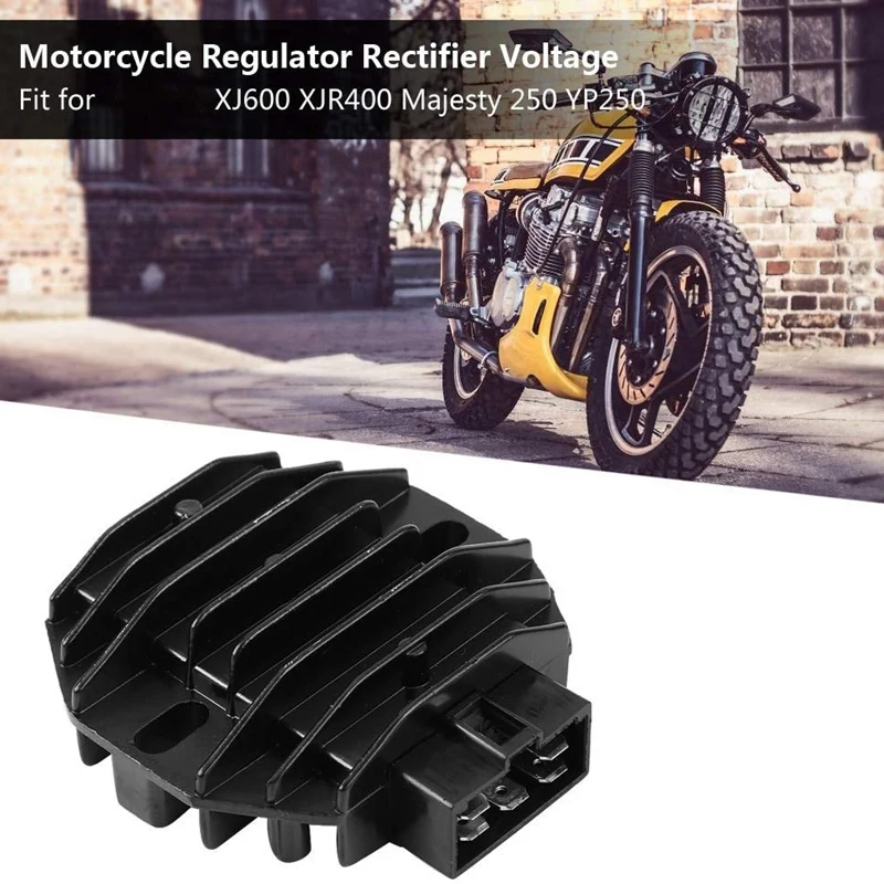 DC 12V Motorcycle YP250 Voltage Rectifier / Regulator For Yamaha XJ600 XJR400 Majesty 250 YP250