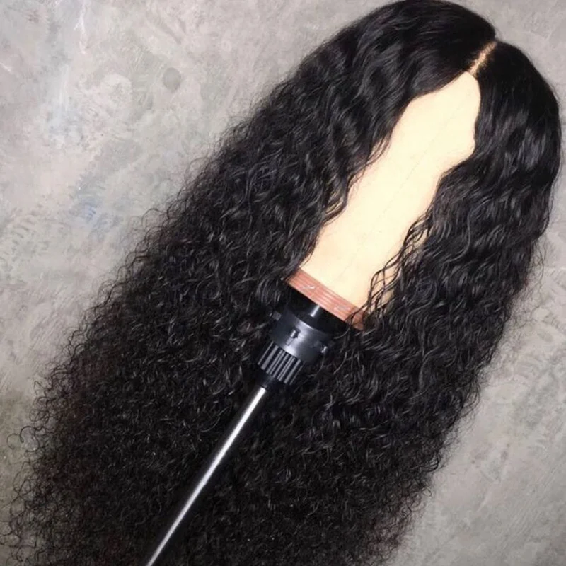 Culy Wave Human Hair Wigs High Quality 13x4 Lace Front Wig Kinky Curly Brazilian Colored Human Hair Wig Headband Wig High Gloss