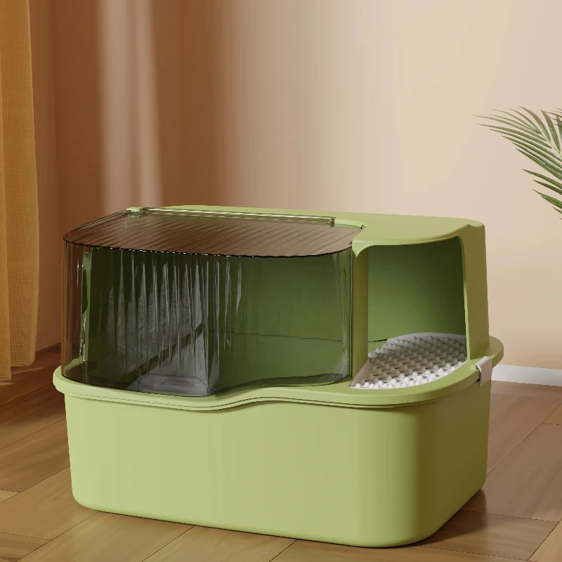 Detachable Hiding open‑ended Defecation Litter Box Extra Large Luxury Sandbox Litter Box With Hole Areneros De Gatos Home Items