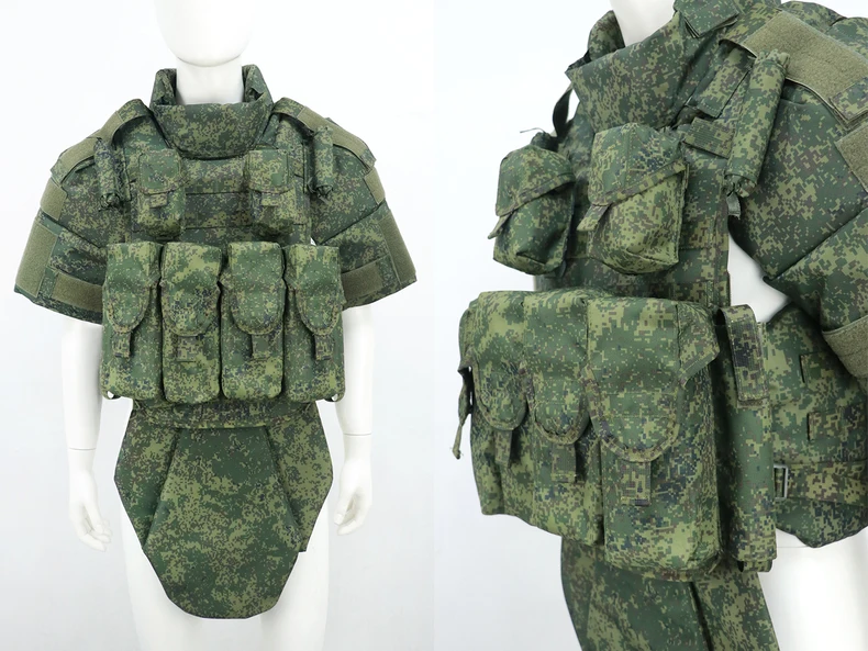 طبق الاصل الروسية سترة قتالية تكتيكية 4 الجيل 6B45 درع للجسم وحقائب EMR AK/وسادة الكتف مجموعة كاملة من المعدات التكتيكية #6