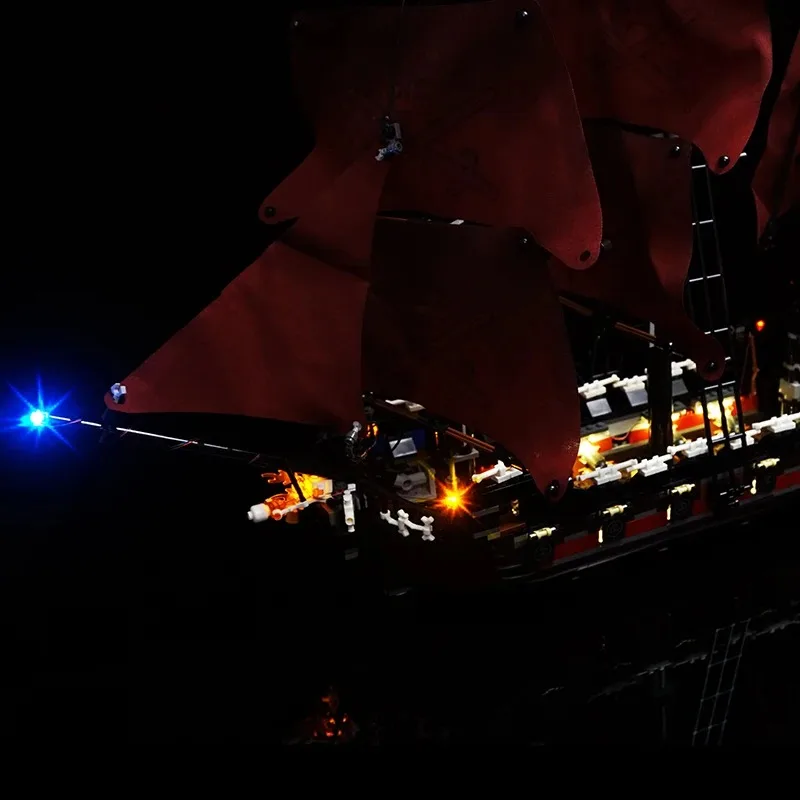 LED-Beleuchtungsset für LEGO Queen Anne's Revenge 4195, kompatibel mit 16009, mit Lampen-Ideen, Bauklötze nicht enthalten