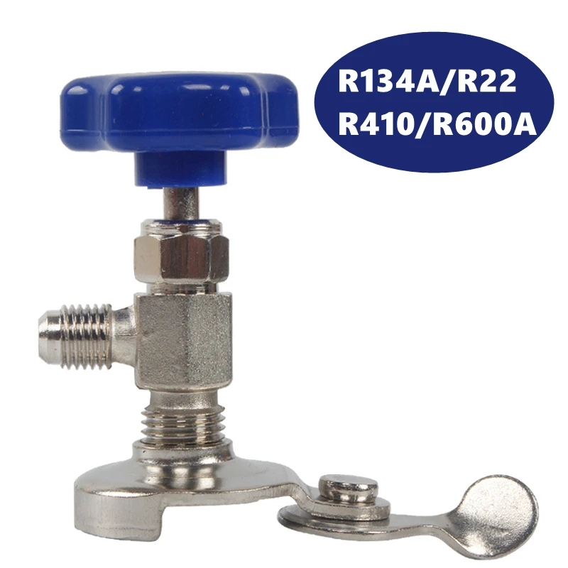 R134a Refrigerant Air Conditioner Tools Valve Bottle Opener For R22 R410 R12 R600A Low Pressure Gas Refrigerant Air-conditioning